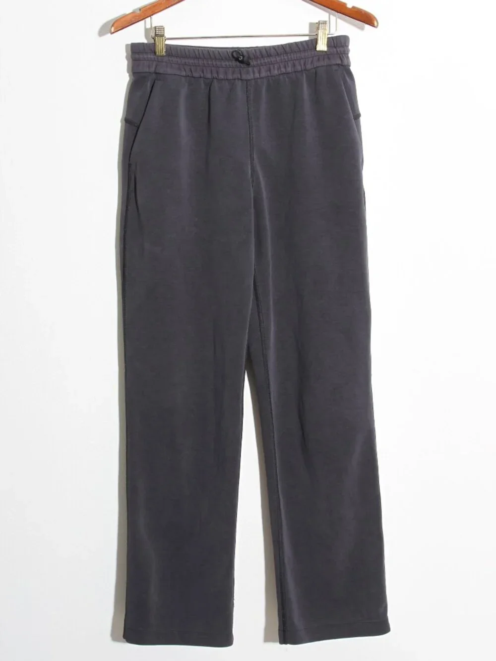 Lululemon Softstreme High-Rise Pant Black Pull-On Elasticated Waist Peach Fuzz 6